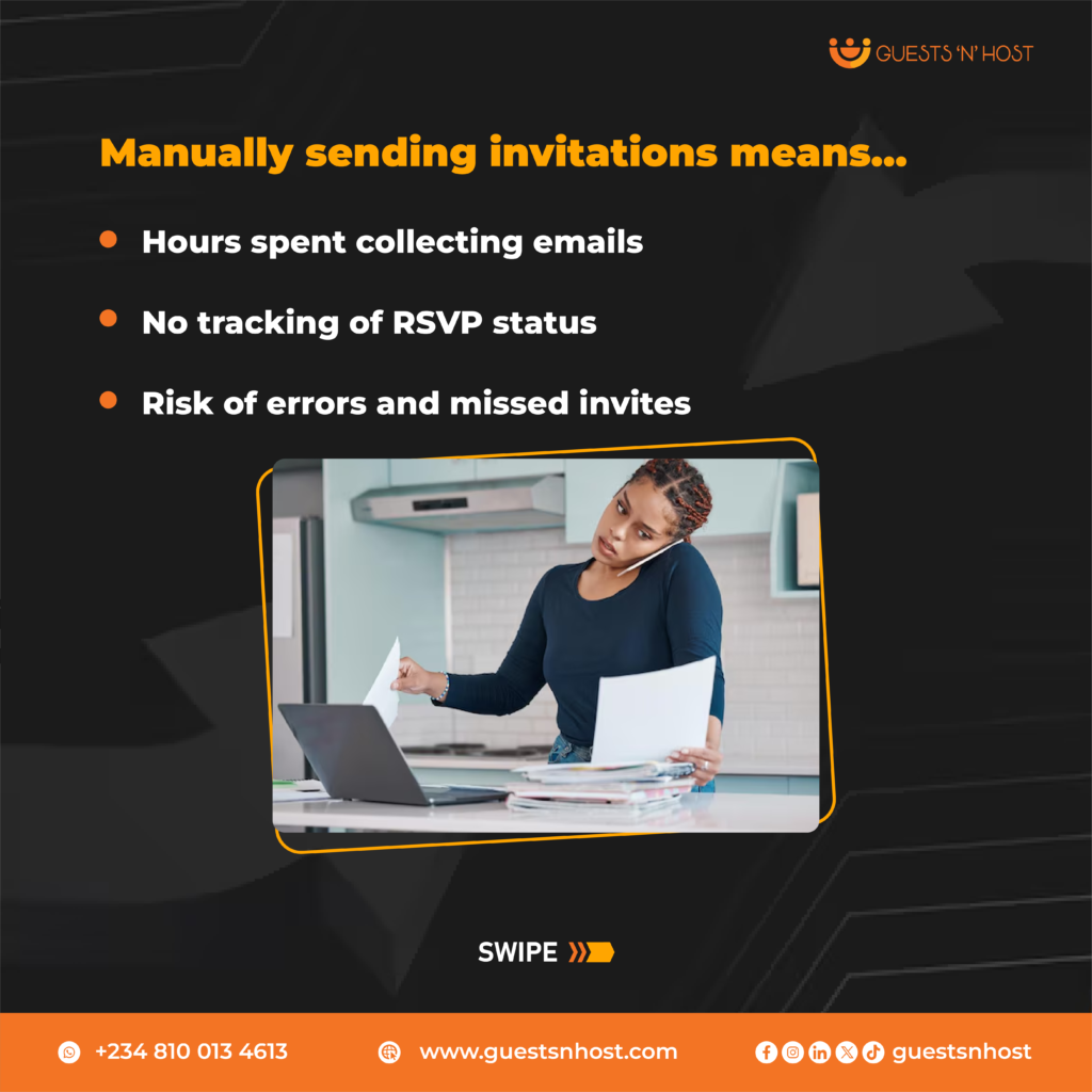 Manual Invitations in Comparism To Guestsnhost Digital Invite